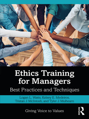 cover image of Ethics Training for Managers